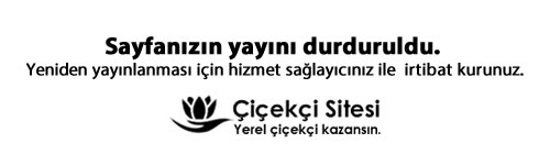 Sayfanızın yayını durduruldu.